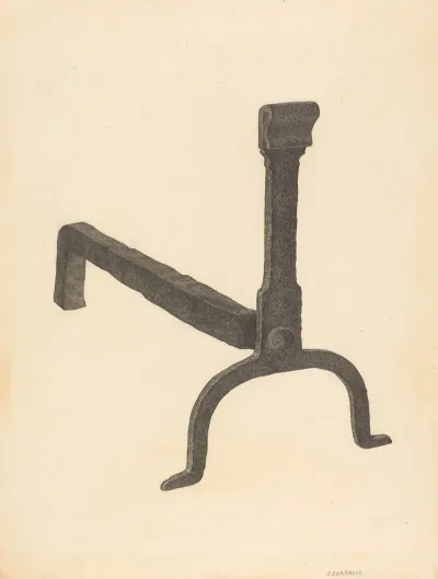 Andiron One Of Pair 51