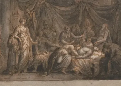 Andromache Mourning The Death Of Hector