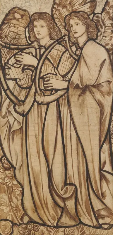 Angels Playing Harps