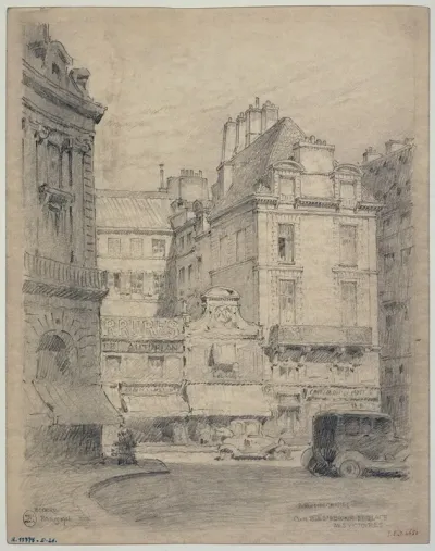 Angle De La Rue Daboukir Et Place Des Victoires