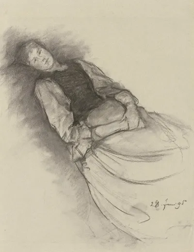 Anna Auer Resting