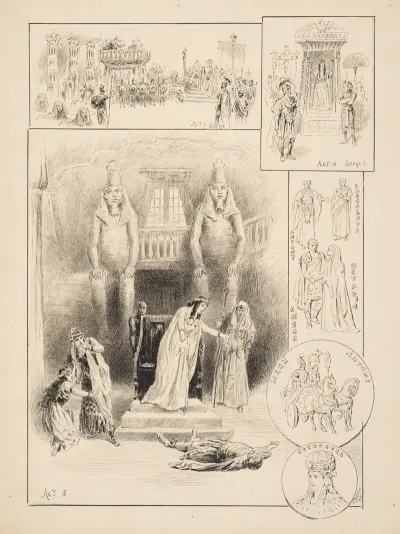 Antony And Cleopatra Princes Theatre May 29 1890 Mrs Langtry As Cleopatra