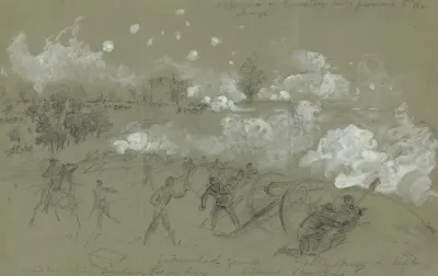 Appearance Of Cemetery Hill Previous To Picketts Charge