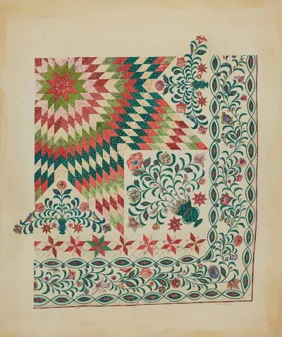 Applique And Patchwork Quilt 2
