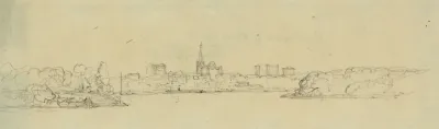 Approach To New York East River Nearer View