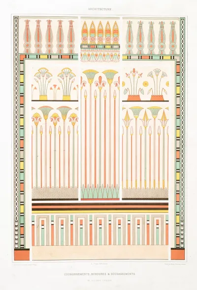 Architecture Couronnements Bordures Soubassements De Diverses Epoques