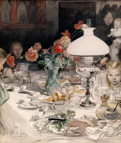 Around The Evening Lamp