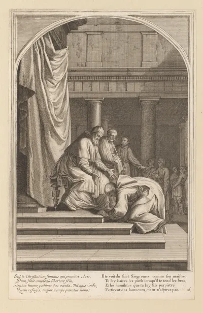 Arrival Of Saint Bruno In Rome At Urban II
