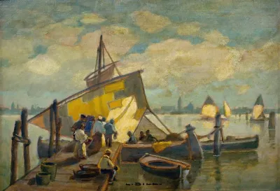 Arrival Of The Fishing Boat