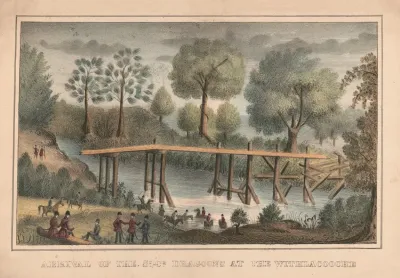 Arrival Of The South Carolina Dragoons At The Withlacooche