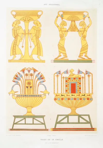 Art Industriel Vases En Or Emaille Xixe Et Xxe Dynasties