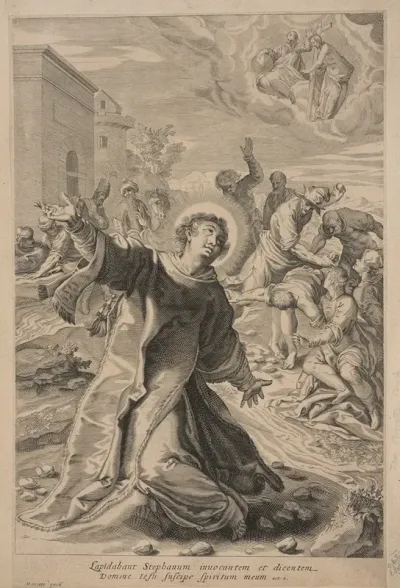 As They Were Stoning Stephen He Called Out Lord Jesus Receive My Spirit Acts 7