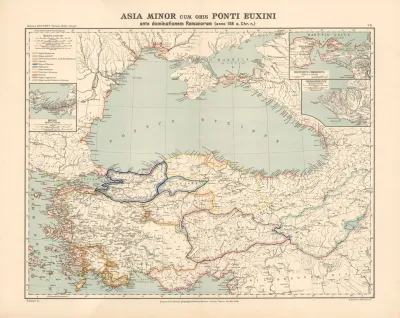 Asia Minor Cum Oris Ponti Euxini Ante Dominationem Romanorum Anno 188 A Chr N