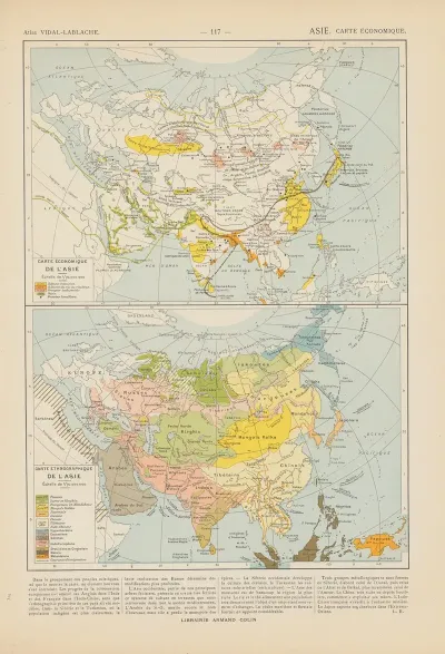 Asie Carte Economique