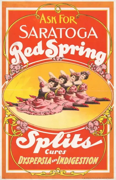Ask For Saratoga Red Spring Splits Cures Dyspepsia And Indigestion