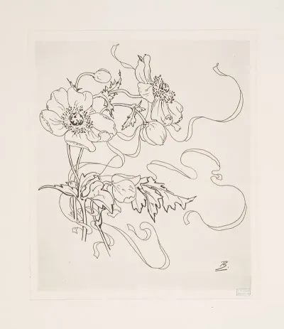 Assiette Anemone