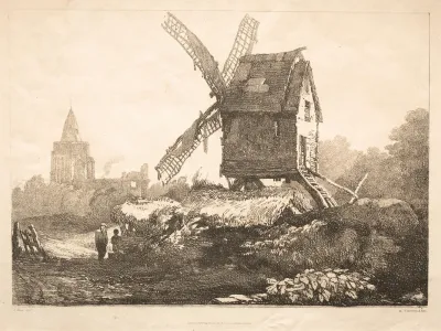 At Crowland Windmill