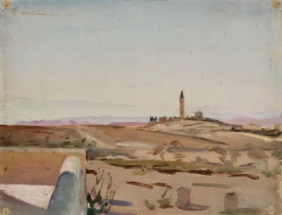 At The Edge Of The City And The Desert From The Journey To Palestine