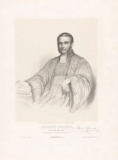 Athanase Coquerel Pasteur De Leglise Reformee De Paris Representant A Lassemblee Nationale