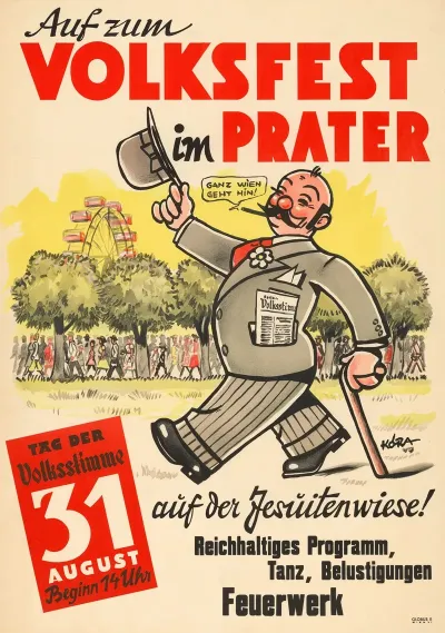 Auf Zum Volksfest Im Prater Auf Der Jesuitenwiese