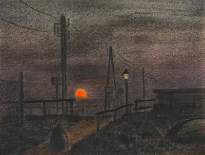 Aufgehender Mond