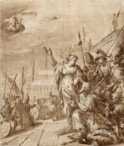 Augustus And The Tiburtine Sibyl