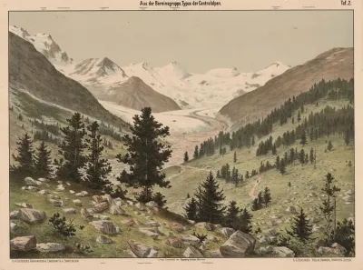 Aus Der Berninagruppe Typus Der Acentralalpen