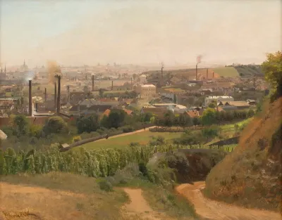 Ausblick Vom Nussberg Uber Nussdorf Und Wien