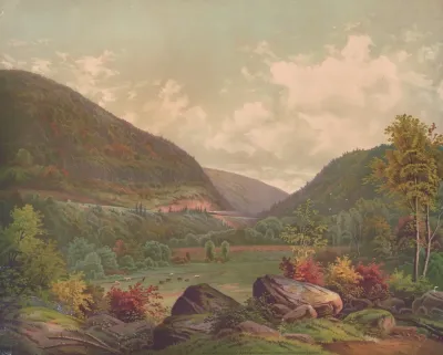 Autumn In The Alleghenies Horse Shoe Bend