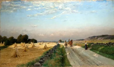 Autumn Landscape From Hisingen Goteborg