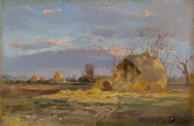 Autumn Landscape With Trees