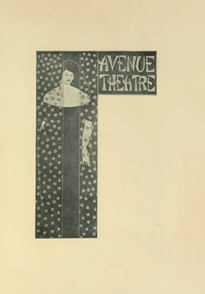 Avenue Theatre Poster For A Comedy Of Sighs