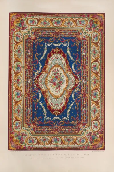 Axminster Carpet By Watson Bell Co Of London