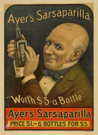 Ayers Sarsaparilla Worth 5 A Bottle