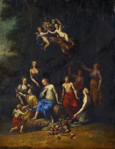 Bacchus And Pomone