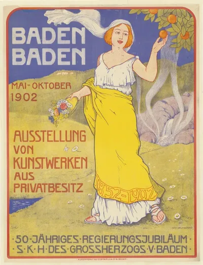 Baden Baden Mai Oktober 1902 Ausstellung Von Kunstwerken Aus Privatbesitz