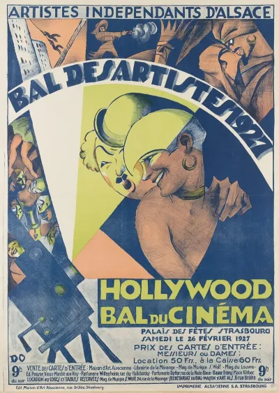 Bal Des Artistes Hollywood Bal Du Cinema 26 Fevrier 1927