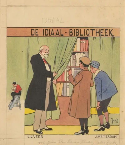 Bandontwerp Voor De Serie De Ideaal Bibliotheek Van Uitgeversmaatschappij L J Veen 2