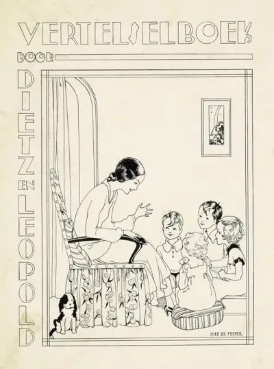 Bandontwerp Voor Henriette Dietz En Katharina Leopold Vertelselboek C 1915 1934