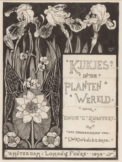 Bandontwerp Voor Knappert Emilie C Kijkjes In De Plantenwereld 1893 2