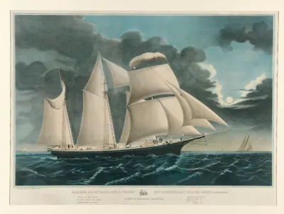 Barque Mary Elizabeth Perew Lake Huron