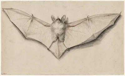 Bat With Outspread Wings