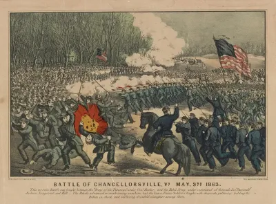 Battle Of Chancellorsville Va May 3rd 1863