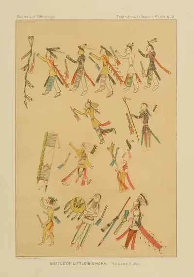 Battle Of Little Big Horn The Dead Sioux