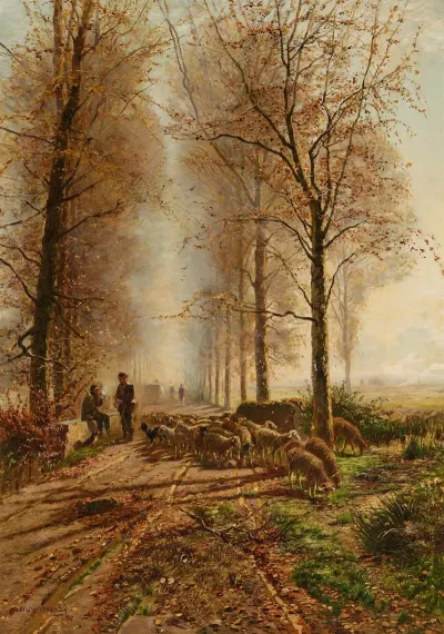 Begegnung An Der Alten Graf Reckenstrasse