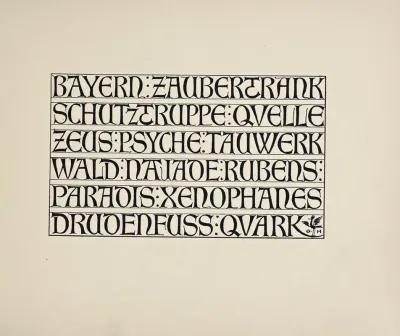 Beispiele Kunstlerischer Schrift Pl 042