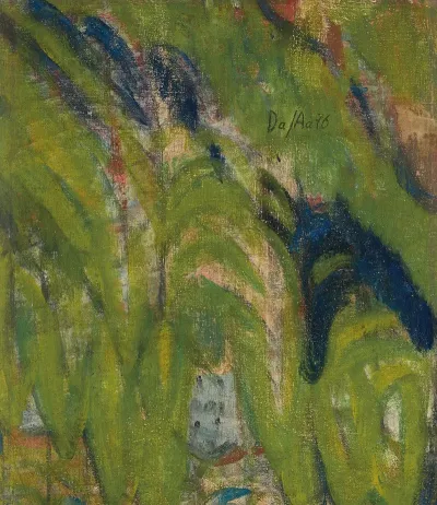 Bergwald Mit Haus