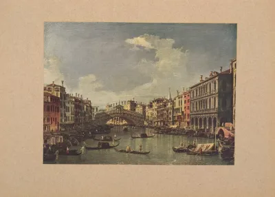 Bernardo bellotto Il ponte di rialto