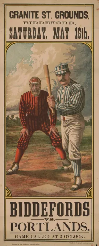 Biddefords Vs Portlands Granite St Grounds Biddeford Saturday May 16th