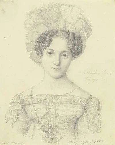 Bildnis Der Sangerin Catharina Canzi